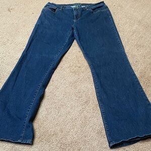 Lauren Ralph Lauren Dark Blue Bootcut Size 10 Jeans